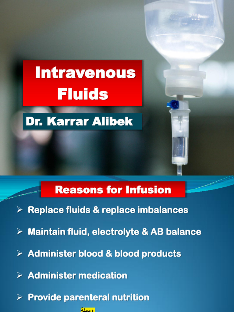 Intravenous Fluids Overview | PDF | Clinical Medicine | Body Fluids