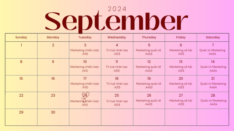 September: Sunday Monday Thursday Friday Saturday Tuesday Wednesday | PDF