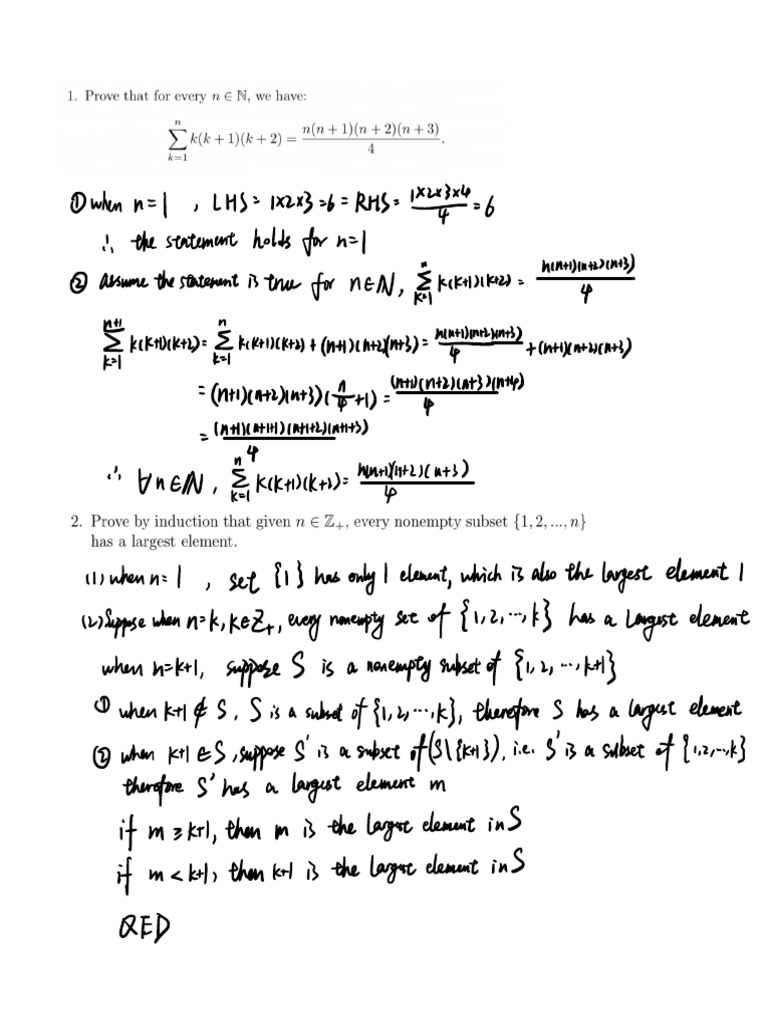 Homework 1 | PDF | Mathematical Logic | Mathematical Concepts
