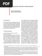 negociacion colectiva internacional