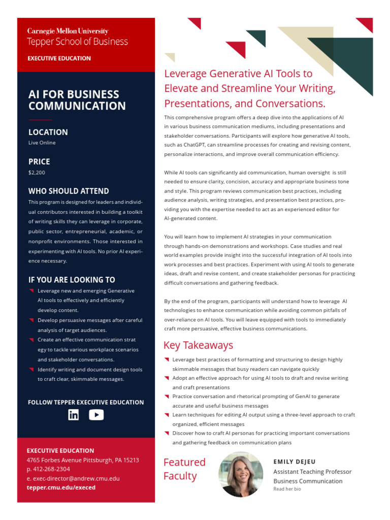 AI Tools for Enhanced Business Communication | PDF | Artificial ...