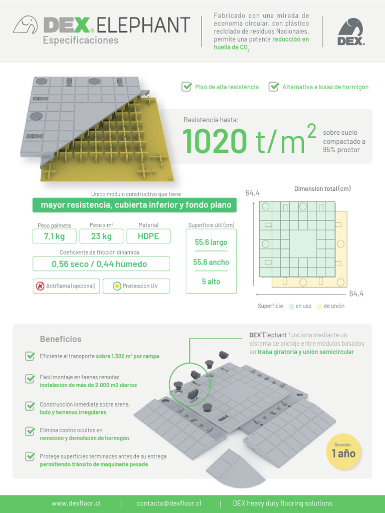 Dex Elephant 1020 | PDF | Materiales | Ingeniería de Edificación