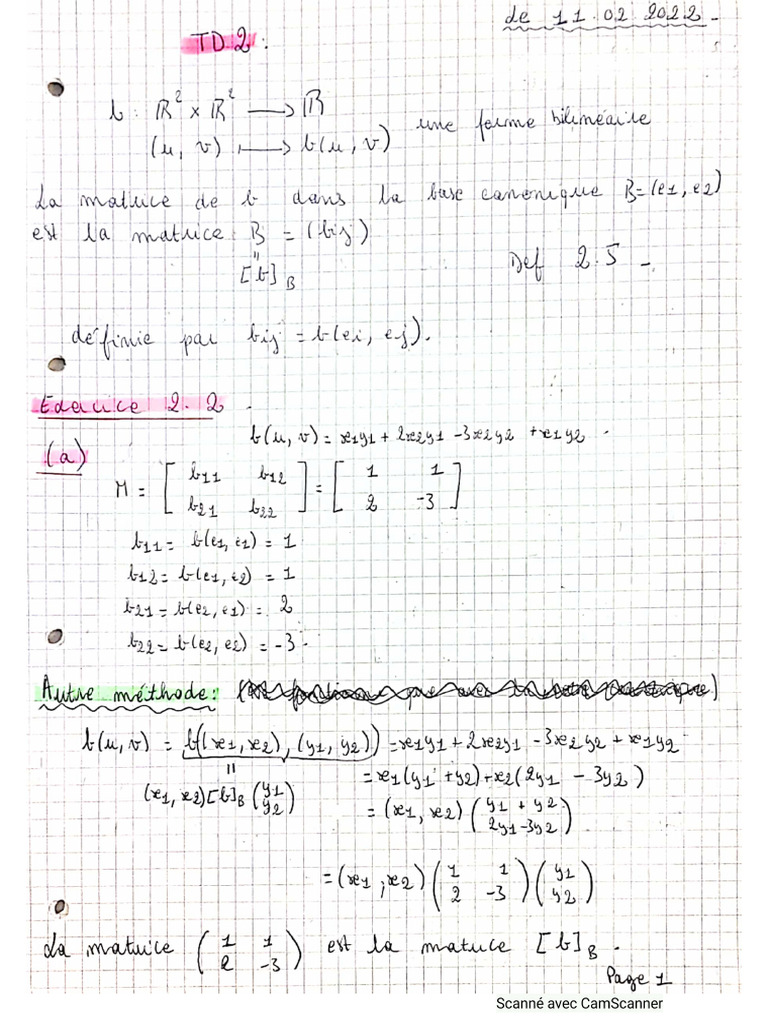 TD2 Alg4 | PDF