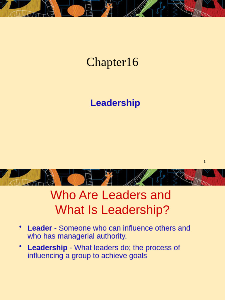 Leadership | PDF | Leadership | Power (Social And Political)