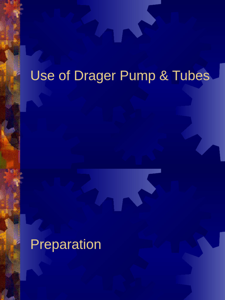 Using Drager Pump and Tubes Guide | PDF | Science & Mathematics ...