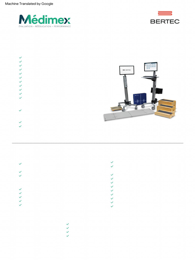 Balance - Advantage - Functional - BERTEC 2022 | PDF | Informatique
