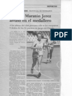 La A.D. Maratón Jerez en El Provincial de Veteranos 1994 (Diario de Jerez 14-6-94)