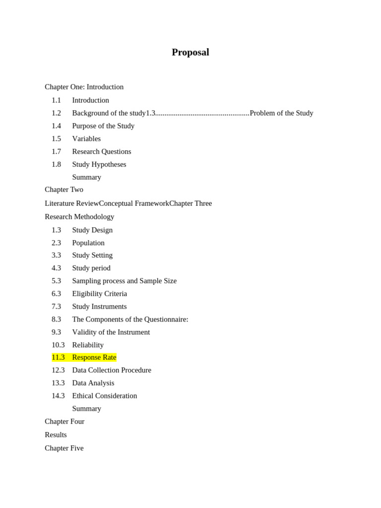 Research Proposal Structure Overview | PDF | Computers