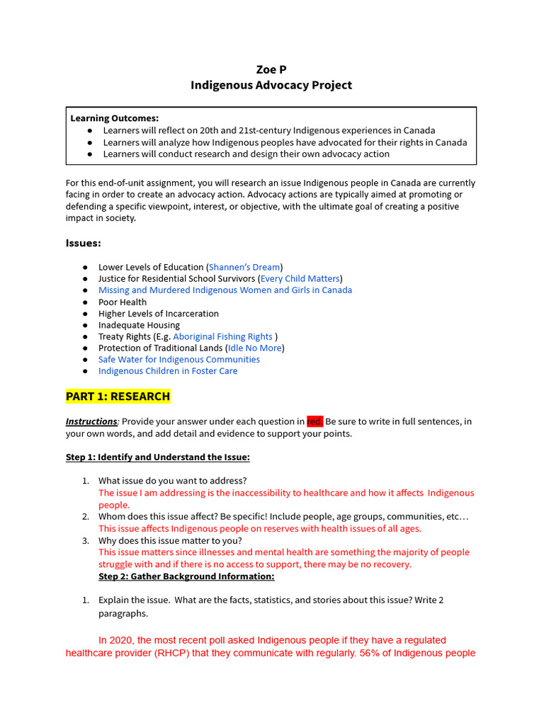 Indigenous Advocacy Project | PDF | Indigenous Australians | Health Care