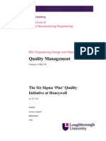 Course Work Assignment - Quality Management