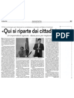 «Qui si riparte dai cittadini»