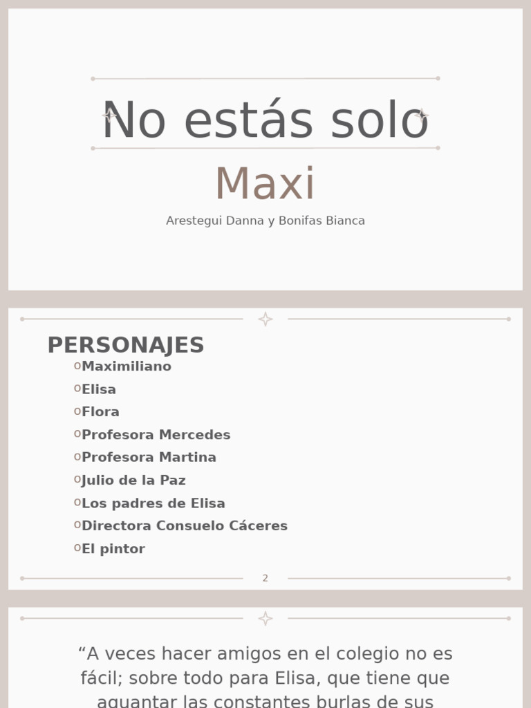 No Est s Solo Maxi PDF - 1