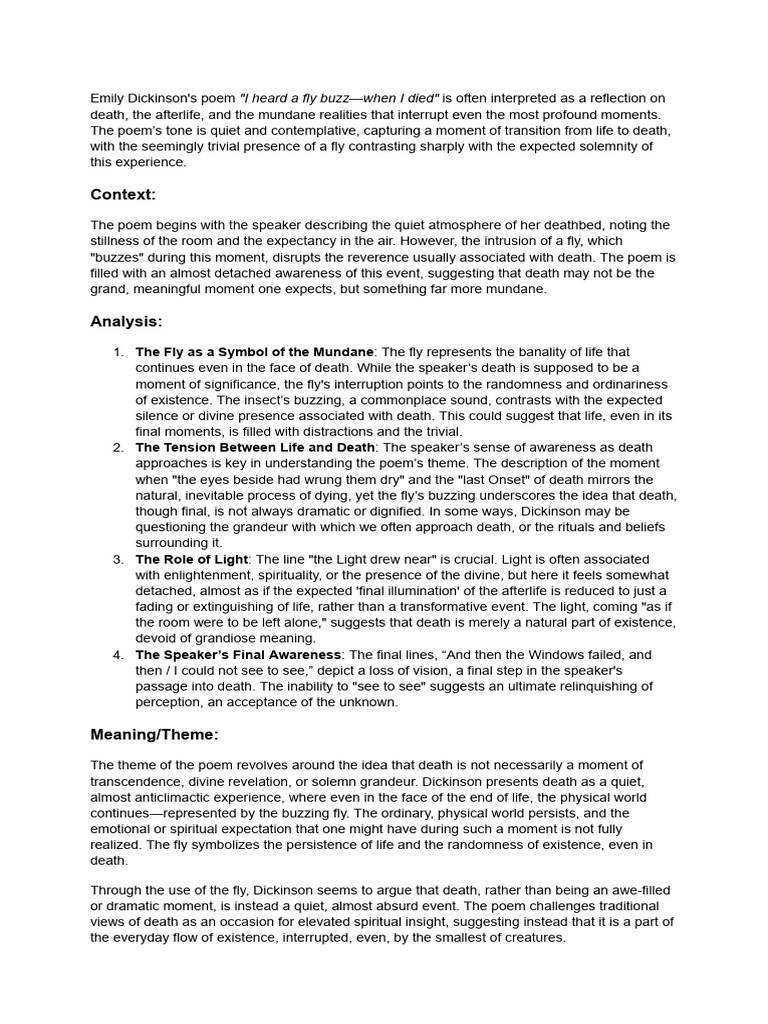 Dickinson Pdf Philosophy Poetry