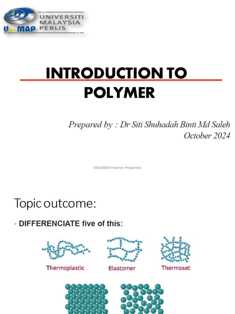 Polymer Properties Overview | PDF | Polymers | Polymerization