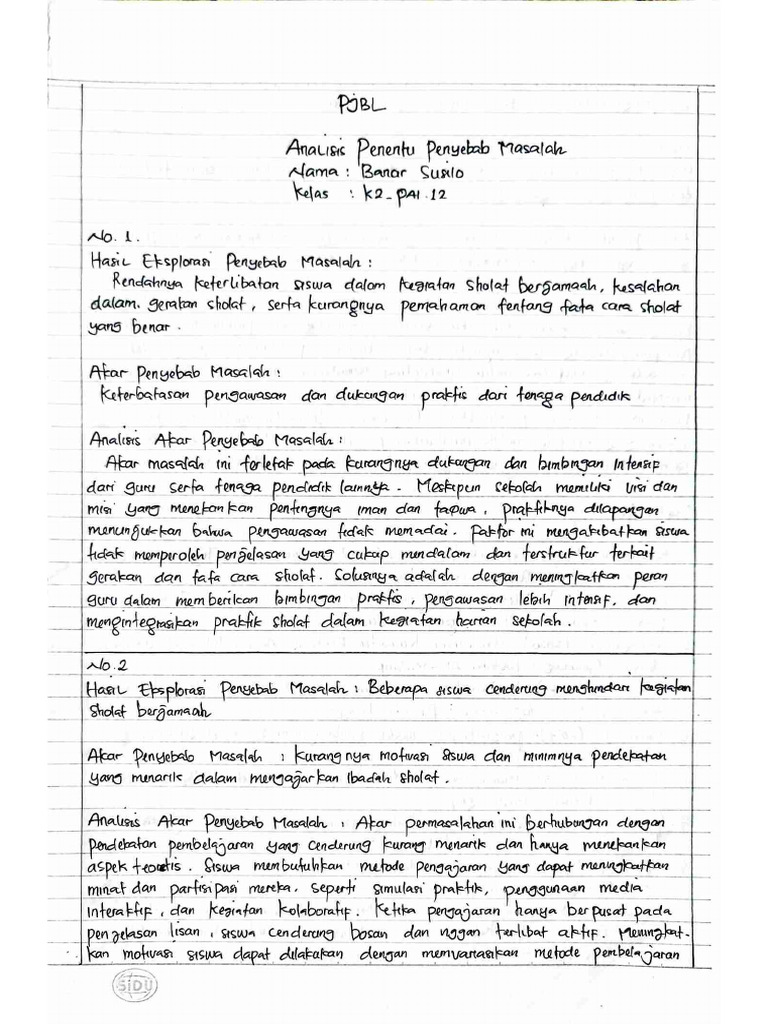 PJBL3 Banar | PDF