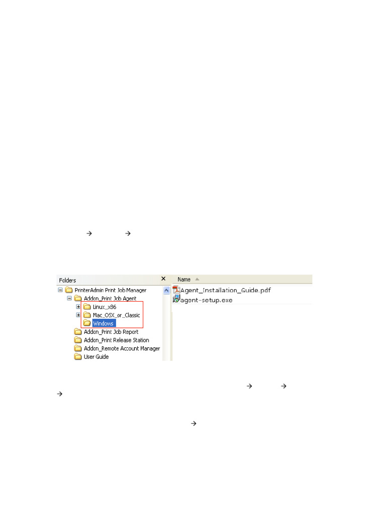 Print Job Agent 3.0 Installation Guide | PDF | Microsoft Windows ...
