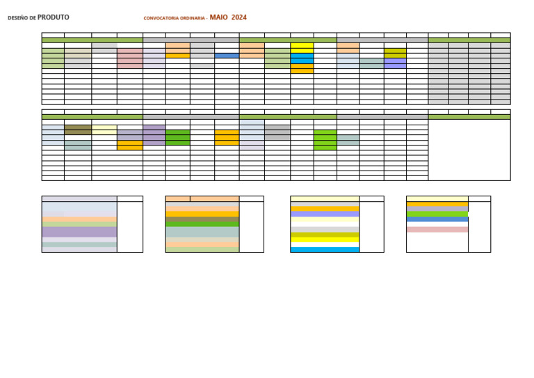 Calendario Probas Produtos Ordinaria 23 - 24 | PDF