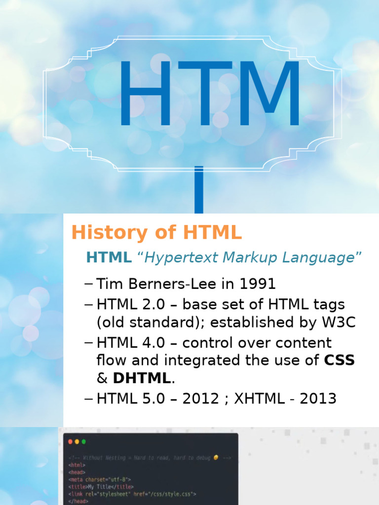 Q2 Week-4 Student | PDF | Html | Html Element