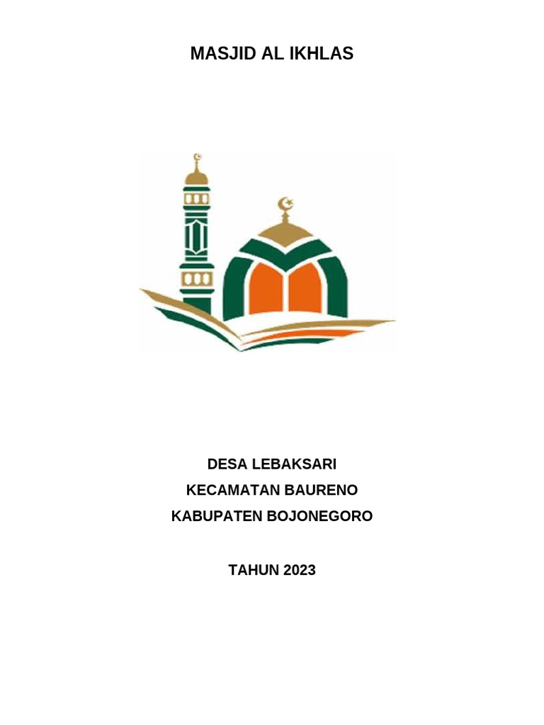 Proposal Masjid AL IKHLAS | PDF