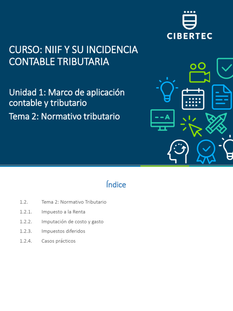 NIIF y Normativa Tributaria en Contabilidad | PDF | Impuesto sobre la ...