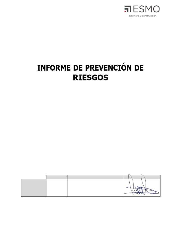 Informe de Prevención de Riesgos 22 - 07 - 2024 - 29 - 07 - 2024 | PDF