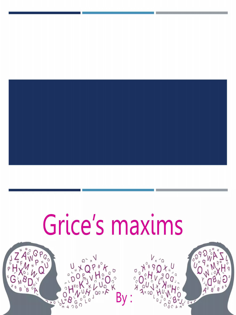 Grice’S Maxims Worksheet – Grice Maxims Examples – BYOFB