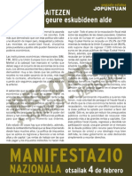 Manifiesto Mani Nacional Contra Los Recortes