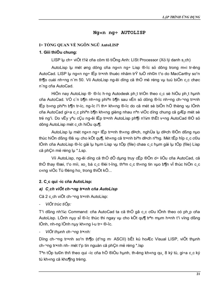 Auto Lisp | PDF