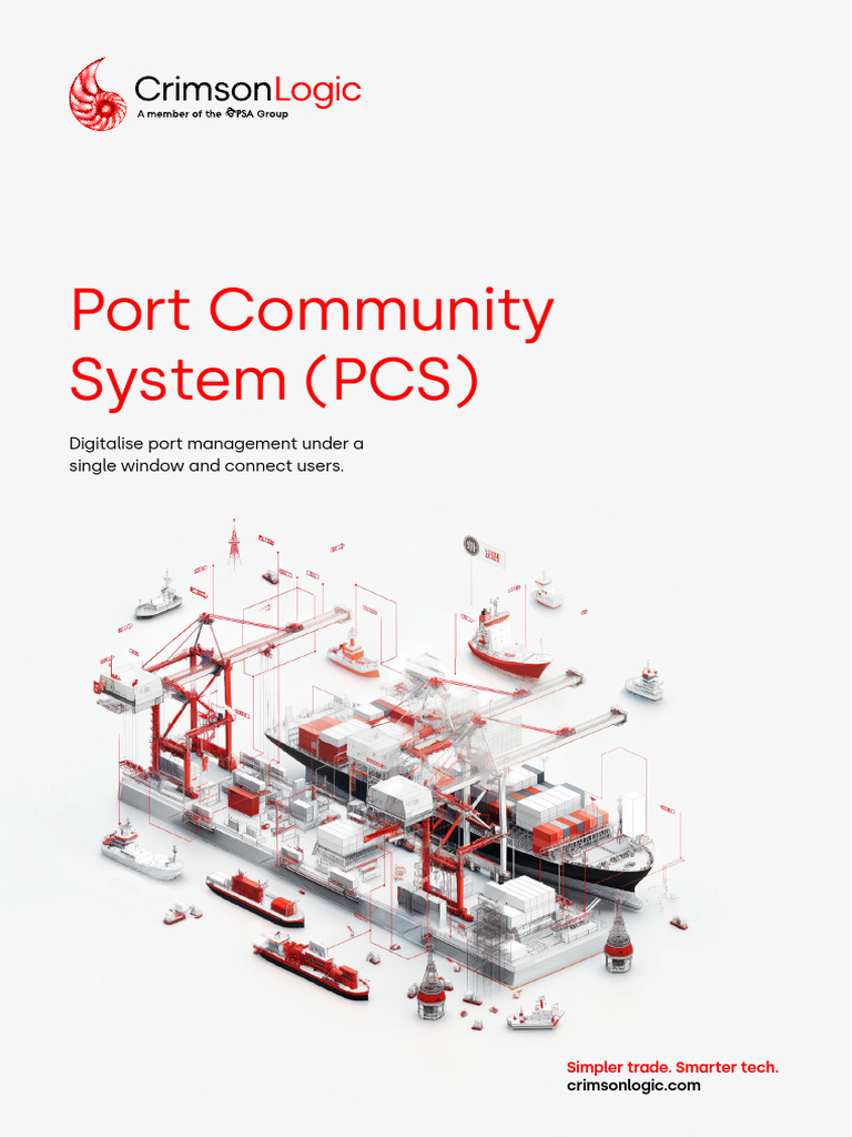 Port-Community-System-Brochure IMP | PDF | Port | Supply Chain