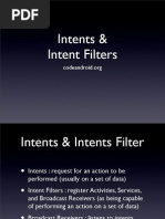 Intents & Intent Filters