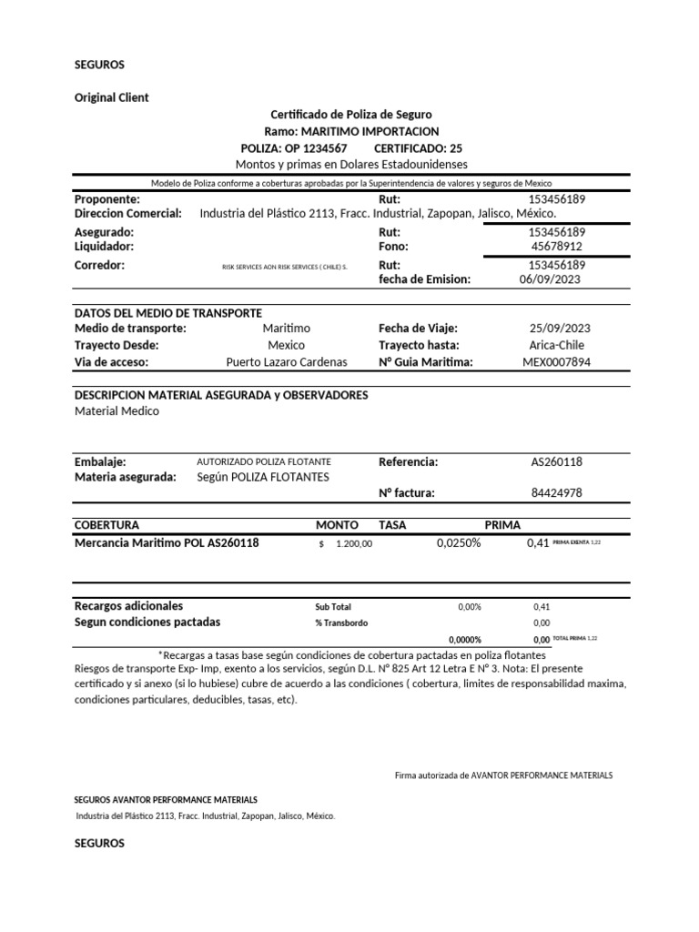 Seguros | PDF | Póliza de seguros | Derecho empresarial