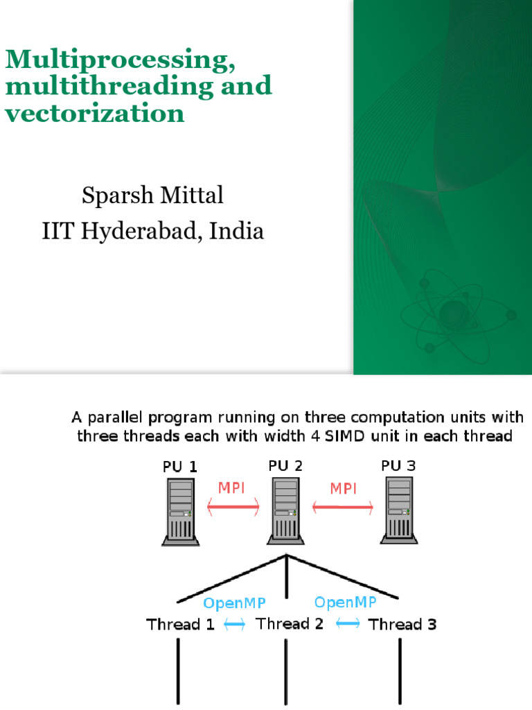 23.L20 Multiprocessing Multithreading Vectorization | PDF | Parallel ...