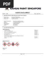 Nippon Pylox Spray Paint Safety Data | PDF | Dangerous Goods