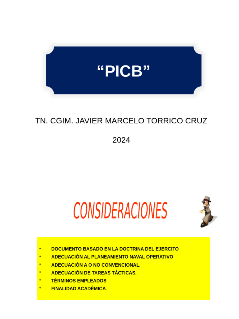 Análisis del PICB en Operaciones Militares | PDF | Inteligencia ...