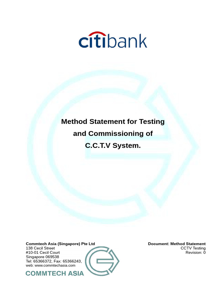 CCTV Testing | PDF | Electrical Wiring | Electricity