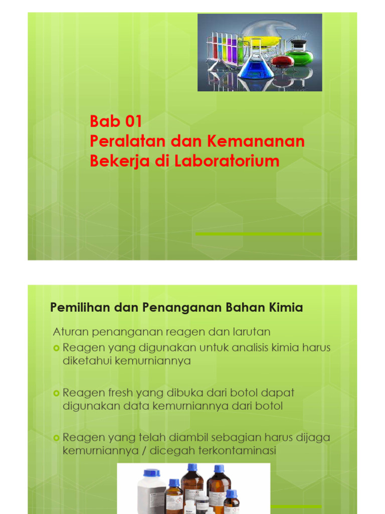 Keamanan dan Prosedur Laboratorium Kimia | PDF | Kesehatan Holistik