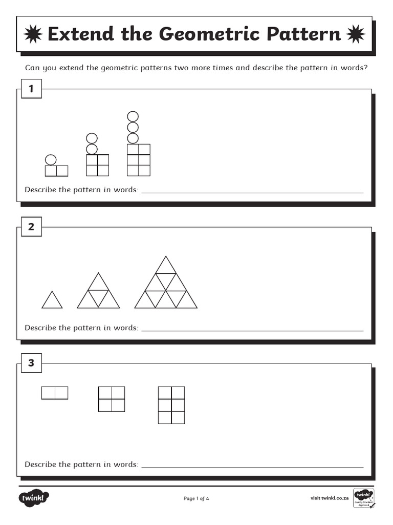 Za M 1679039119c Extend The Geometric Patterns Activity Sheet Black and ...