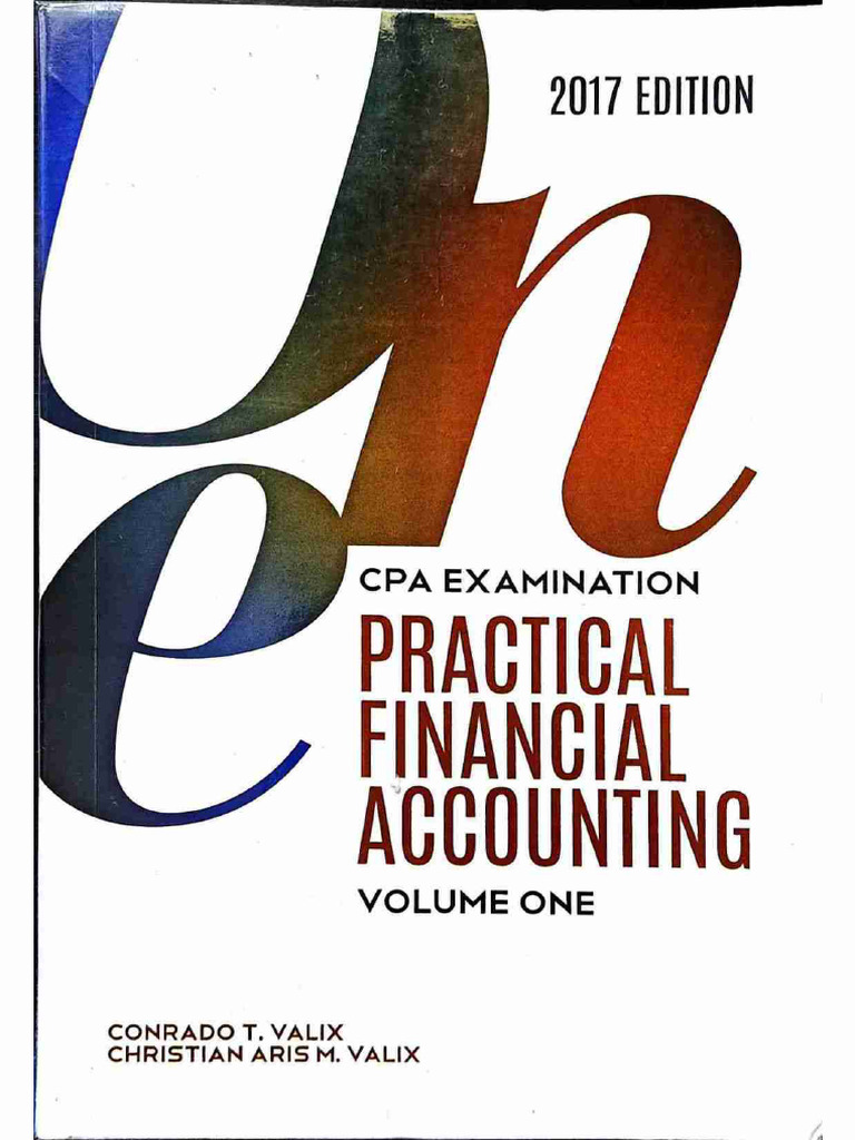 Practical Financial Accounting Vol.11 - Valix | PDF