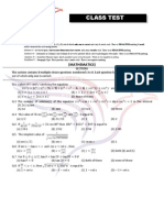 Foundation XI Class Test