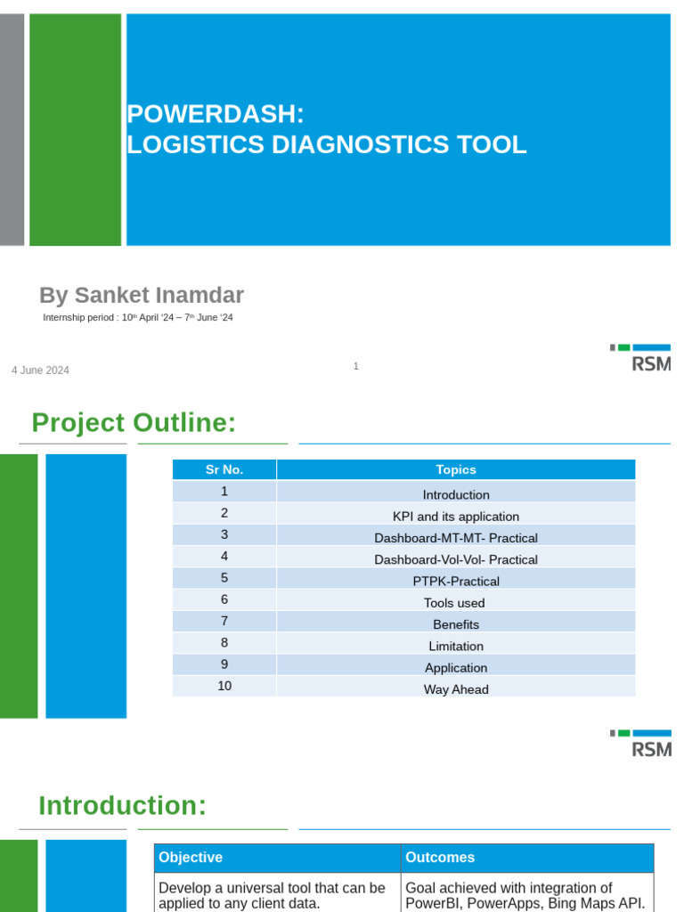 PowerDash: Logistics Diagnostics Tool | PDF | Performance Indicator | Truck