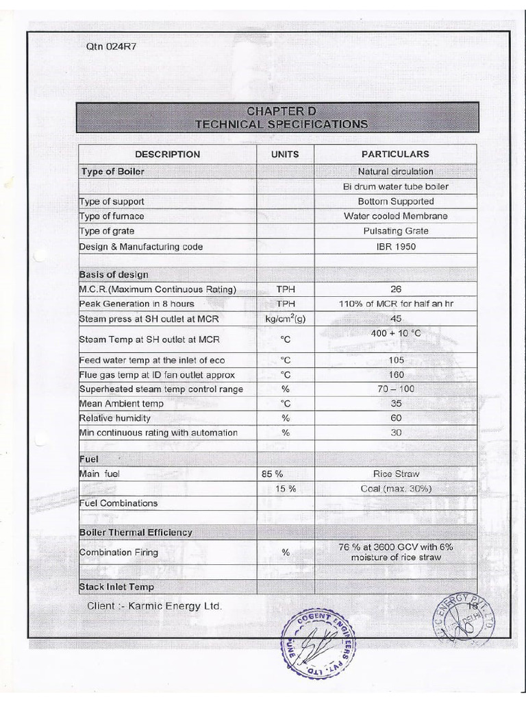 Boiler Document | PDF