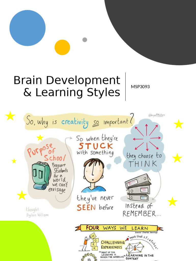 Brain Development and Learning Styles | PDF | Lateralization Of Brain ...