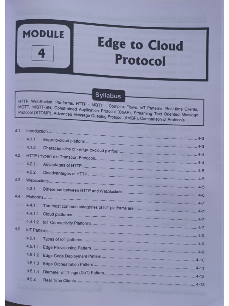 IOE Module 4 | PDF