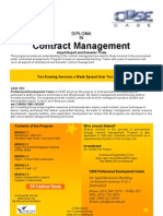 Contract Management: Diploma IN