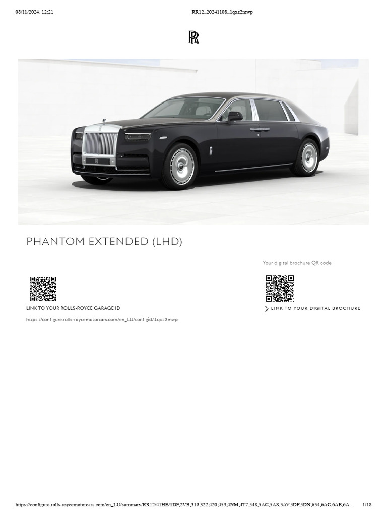 Rolls Pdf Car Motor Vehicle