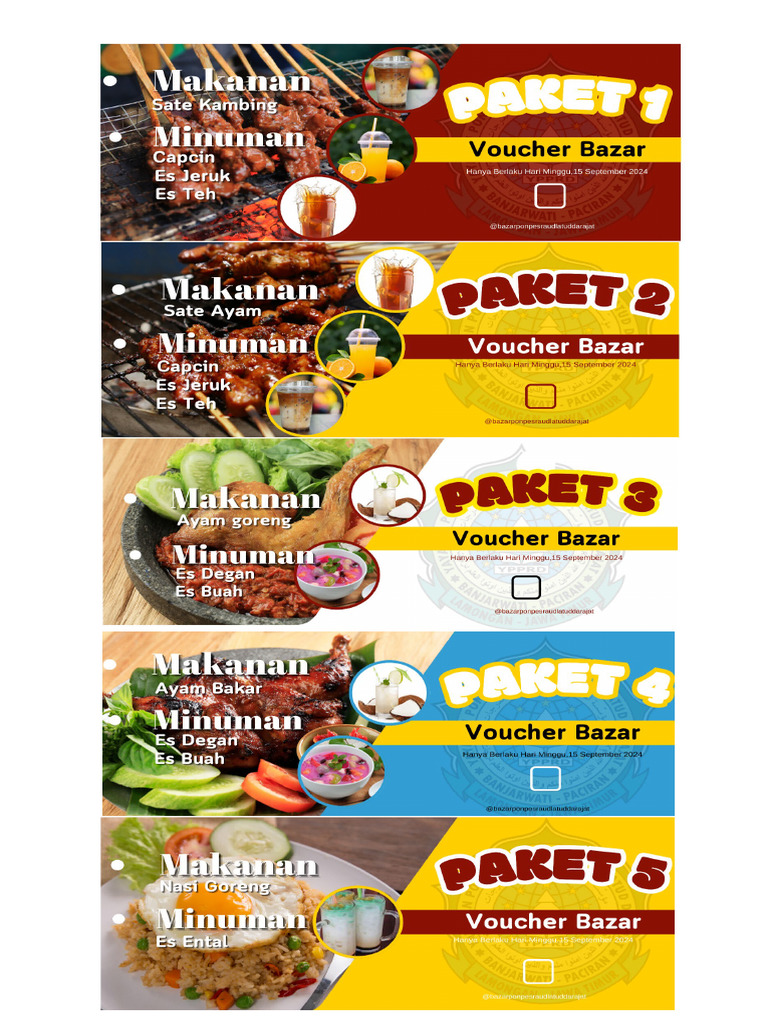 Voucher Bazar | PDF