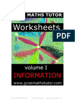 E Book - Worksheets Vol. 1 - Information