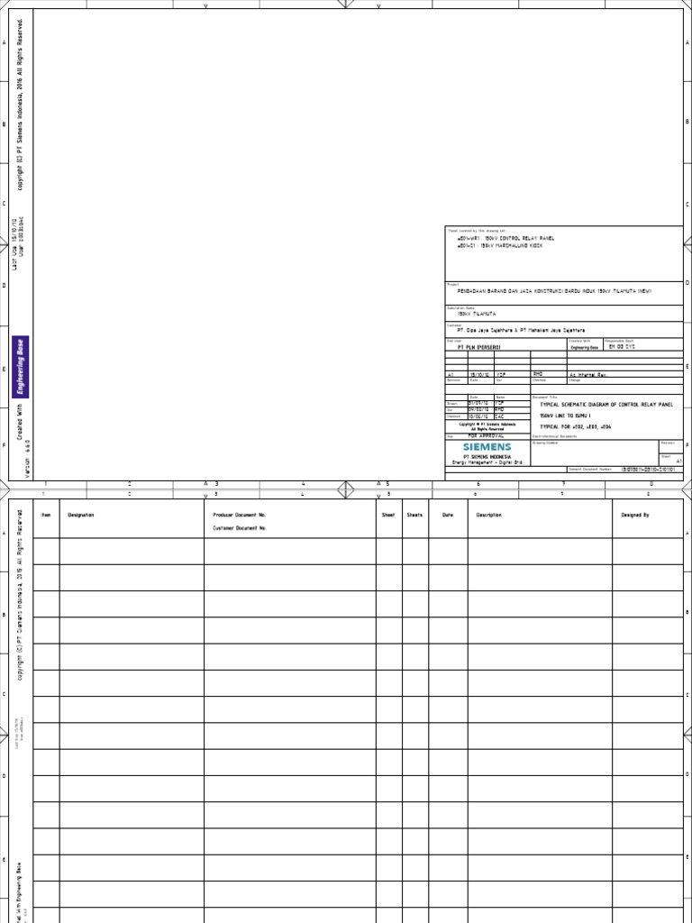 SCH E01 Line A1 | PDF | Manufactured Goods | Electrical Equipment
