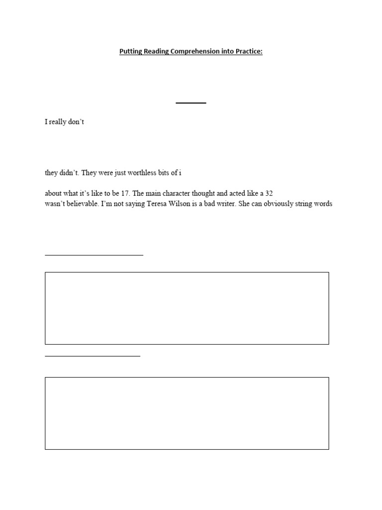 In class practice tasks pdf