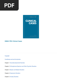 DSM-5-TR Clinical Cases